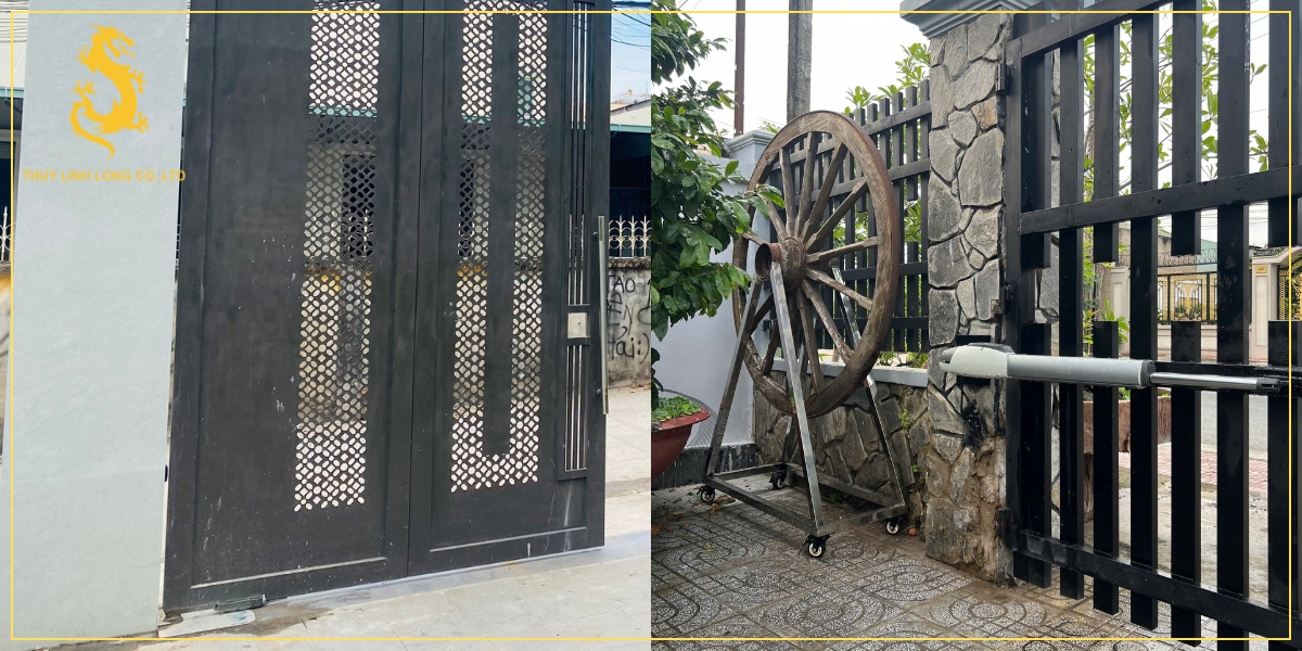 chi phi lap dat cong tu dong am san va tay don Chi phí lắp đặt cổng tự động âm sàn và tay đòn