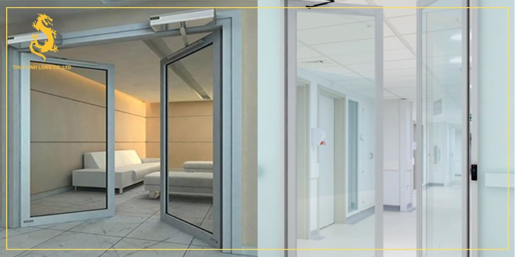 Báo giá lắp đặt cửa mở cánh tự động tại Hà Nội của Thủy Linh Long