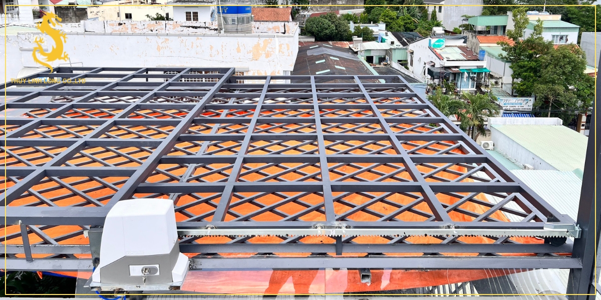 Báo giá cung cấp lắp đặt cổng lùa tự động tại Hưng Yên