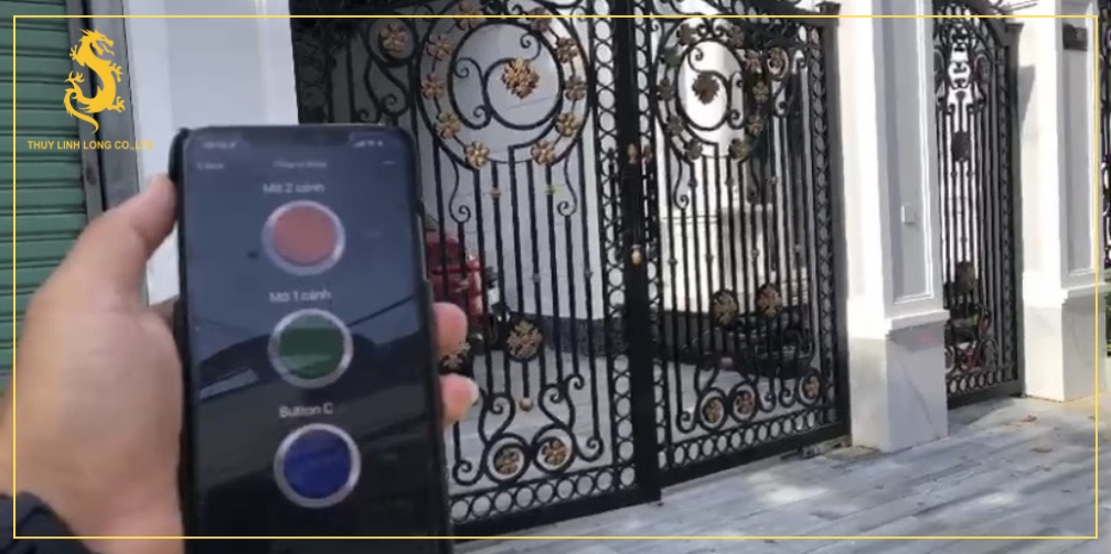 Ưu điểm của cổng tự động điều khiển qua app điện thoại Ưu điểm của cổng tự động điều khiển qua app điện thoại