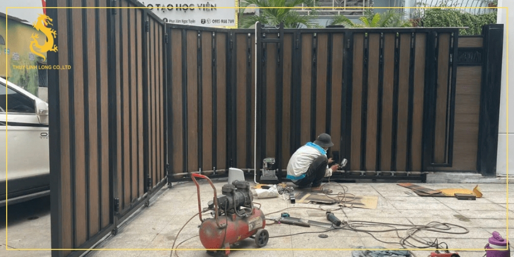 Quy trình lắp đặt cổng lùa tự động Cà Mau