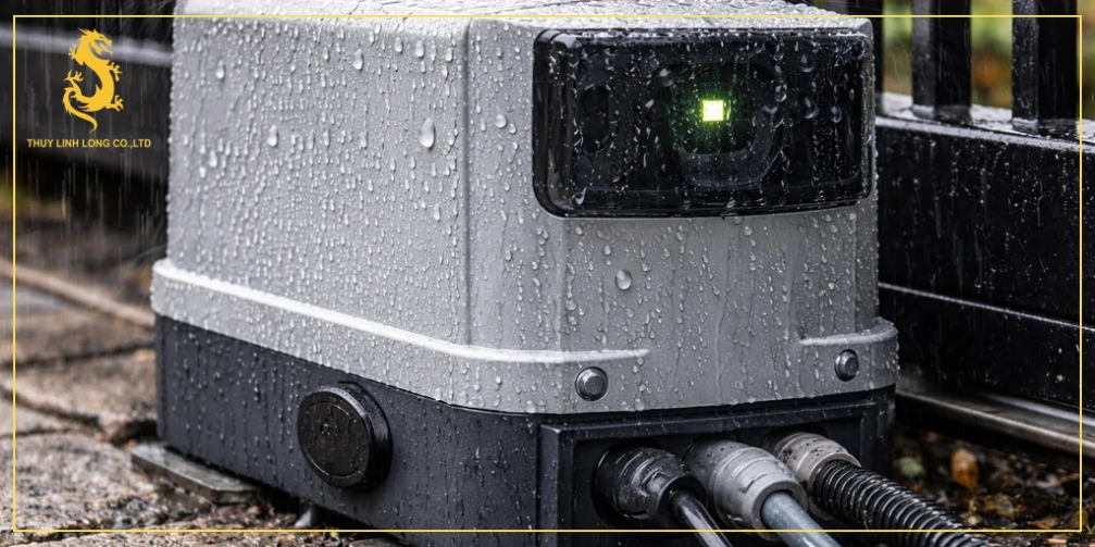 Nguyên nhân cơ học gây kẹt cổng khi mưa